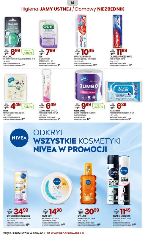 Drogerie Natura - gazetka promocyjna Gazetka od soboty 05.07 do wtorku 22.07 - strona 14