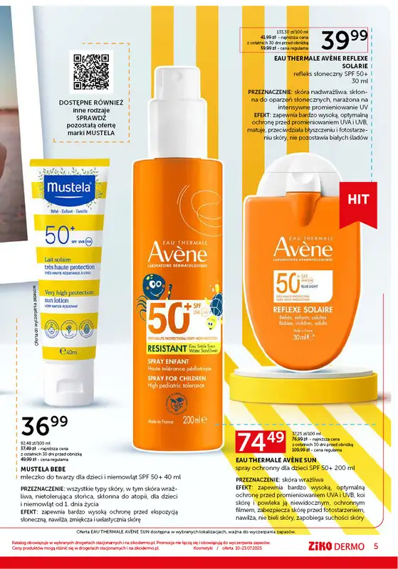 Ziko Dermo - gazetka promocyjna Gazetka od czwartku 10.07 do środy 23.07 - strona 5