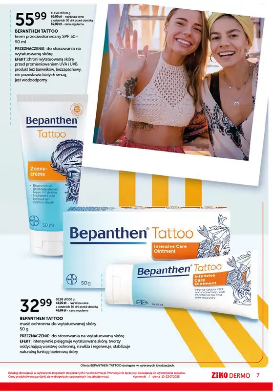 Ziko Dermo - gazetka promocyjna Gazetka od czwartku 10.07 do środy 23.07 - strona 7