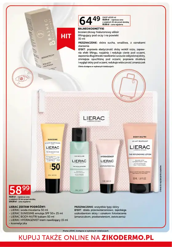 Ziko Dermo - gazetka promocyjna Gazetka od czwartku 10.07 do środy 23.07 - strona 14