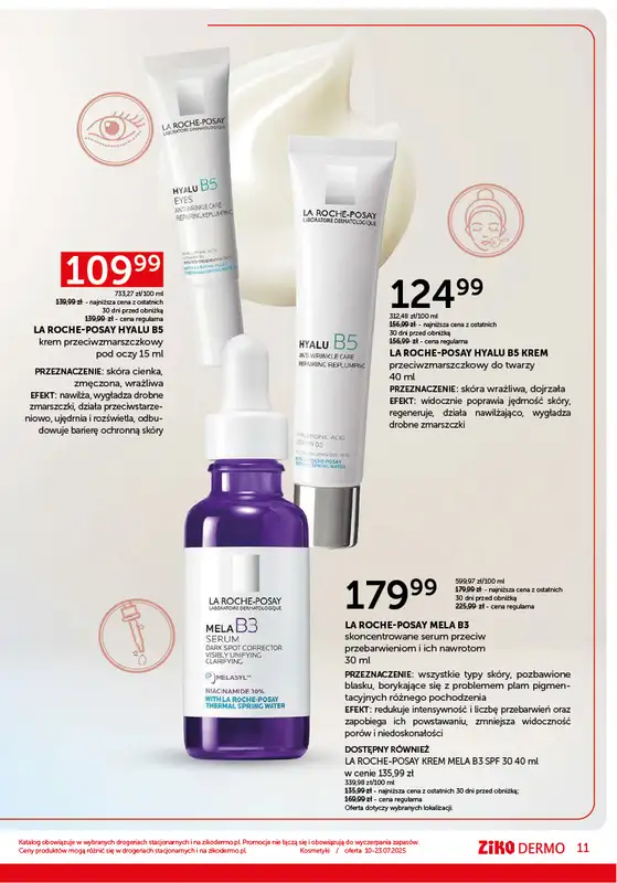 Ziko Dermo - gazetka promocyjna Gazetka od czwartku 10.07 do środy 23.07 - strona 11