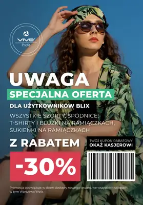 Vive Profit - gazetka promocyjna Gazetka od poniedziałku 07.07 do piątku 01.08