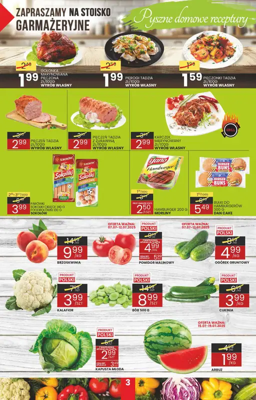 Wafelek - gazetka promocyjna Gazetka od poniedziałku 07.07 do soboty 19.07 - strona 3