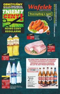 Wafelek - gazetka promocyjna Gazetka od poniedziałku 07.07 do soboty 19.07