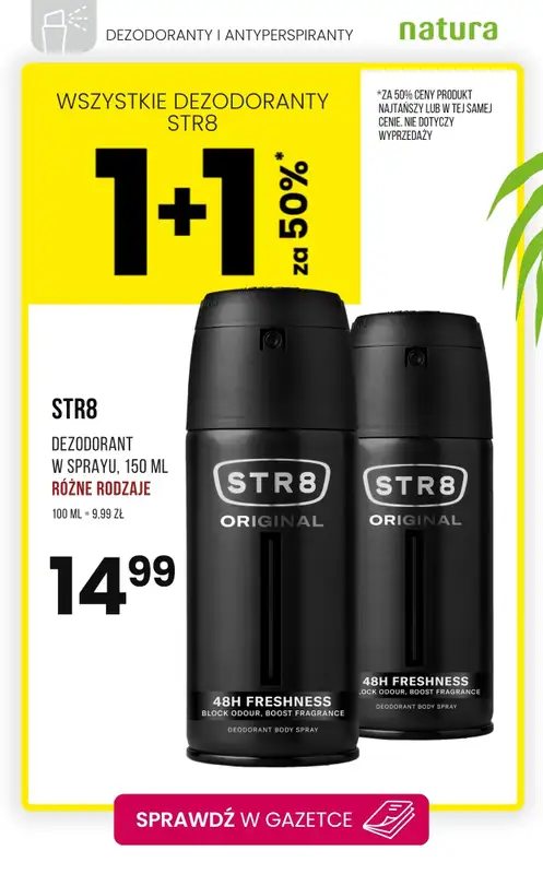 Drogerie Natura - gazetka promocyjna Dezodoranty i antyperspiranty - już od 8,49 zł! od wtorku 08.07 do wtorku 22.07 - strona 3