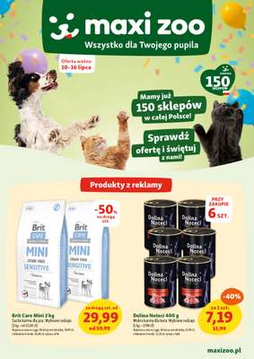 MAXI ZOO - gazetka promocyjna Maxi Zoo - Wszystko dla Twojego pupila od czwartku 10.07 do środy 16.07