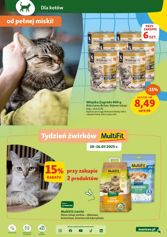 MAXI ZOO - gazetka promocyjna Maxi Zoo - Wszystko dla Twojego pupila od czwartku 10.07 do środy 16.07 - strona 11