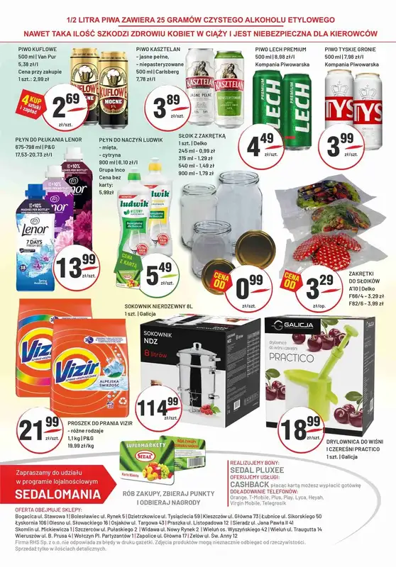 Sedal - gazetka promocyjna Gazetka od środy 09.07 do wtorku 15.07 - strona 4