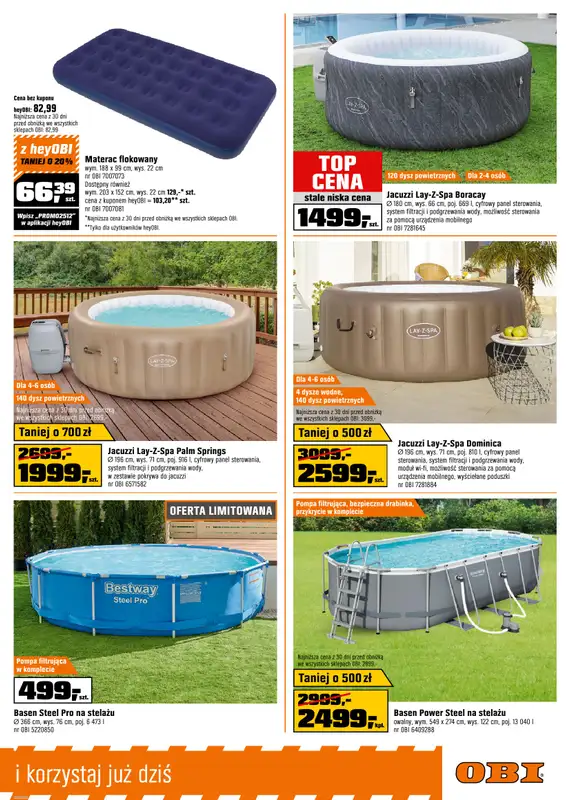 OBI - gazetka promocyjna Gazetka od środy 09.07 do wtorku 29.07 - strona 13