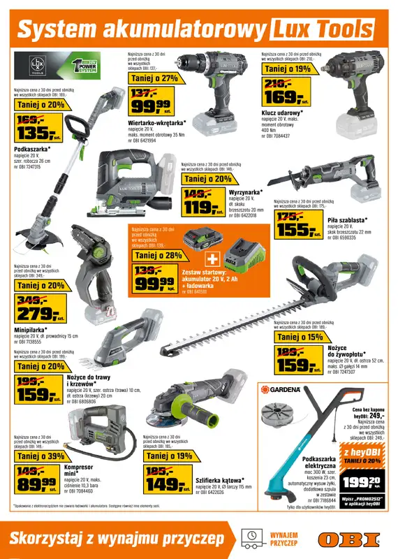 OBI - gazetka promocyjna Gazetka od środy 09.07 do wtorku 29.07 - strona 11