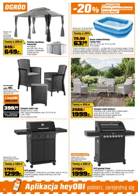 OBI - gazetka promocyjna Gazetka od środy 09.07 do wtorku 29.07 - strona 12