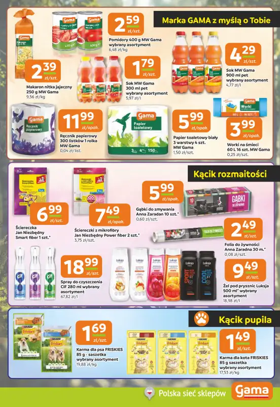 Gama - gazetka promocyjna Gazetka od czwartku 10.07 do wtorku 22.07 - strona 9