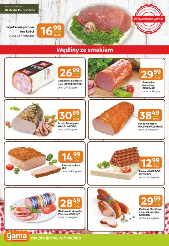 Gama - gazetka promocyjna Gazetka od czwartku 10.07 do wtorku 22.07 - strona 2