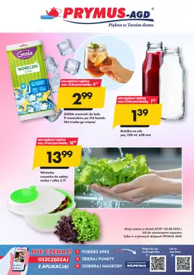 Prymus AGD - gazetka promocyjna Plakat promocyjny od środy 09.07 do soboty 02.08 Prymus AGD - gazetka promocyjna Plakat promocyjny od środy 09.07 do soboty 02.08