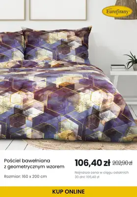 Eurofirany - gazetka promocyjna Outlet – pościel w supercenach od środy 09.07  - strona 2 Eurofirany - gazetka promocyjna Outlet – pościel w supercenach od środy 09.07  - strona 2