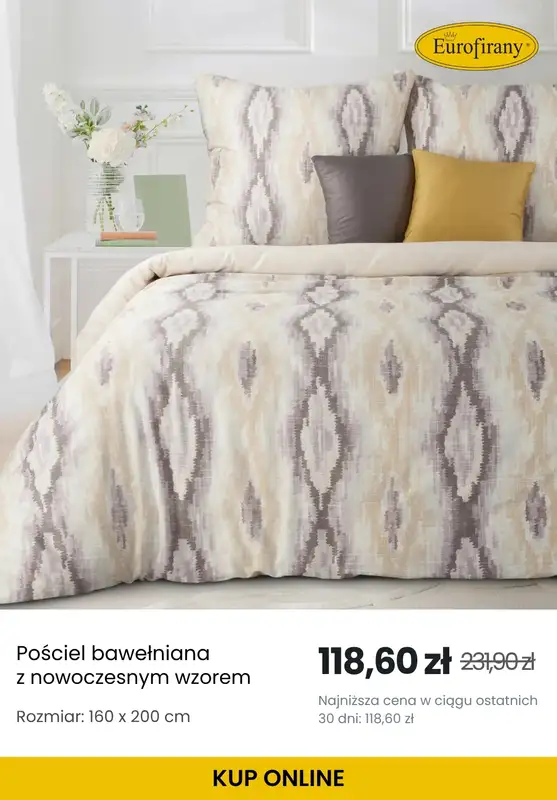 Eurofirany - gazetka promocyjna Outlet – pościel w supercenach od środy 09.07  - strona 4