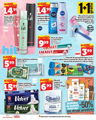 TOPAZ - gazetka promocyjna Gazetka od czwartku 17.07 do środy 23.07 - strona 24 TOPAZ - gazetka promocyjna Gazetka od czwartku 17.07 do środy 23.07 - strona 24