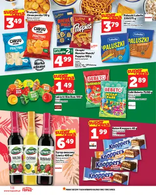 TOPAZ - gazetka promocyjna Gazetka od czwartku 17.07 do środy 23.07 - strona 18 TOPAZ - gazetka promocyjna Gazetka od czwartku 17.07 do środy 23.07 - strona 18