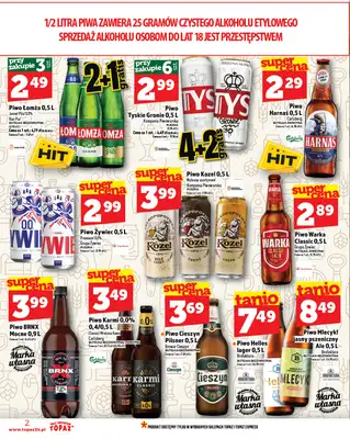 TOPAZ - gazetka promocyjna Gazetka od czwartku 17.07 do środy 23.07 - strona 2 TOPAZ - gazetka promocyjna Gazetka od czwartku 17.07 do środy 23.07 - strona 2