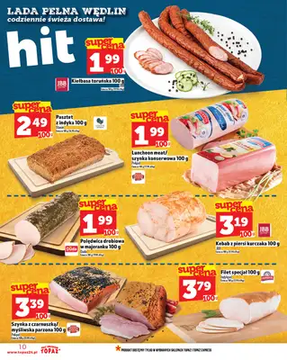 TOPAZ - gazetka promocyjna Gazetka od czwartku 17.07 do środy 23.07 - strona 10 TOPAZ - gazetka promocyjna Gazetka od czwartku 17.07 do środy 23.07 - strona 10