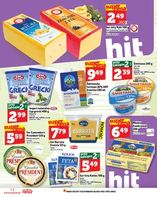 TOPAZ - gazetka promocyjna Gazetka od czwartku 17.07 do środy 23.07 - strona 12 TOPAZ - gazetka promocyjna Gazetka od czwartku 17.07 do środy 23.07 - strona 12