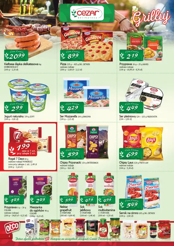 CEZAR Delikatesy - gazetka promocyjna Gazetka od czwartku 10.07 do środy 23.07 - strona 4