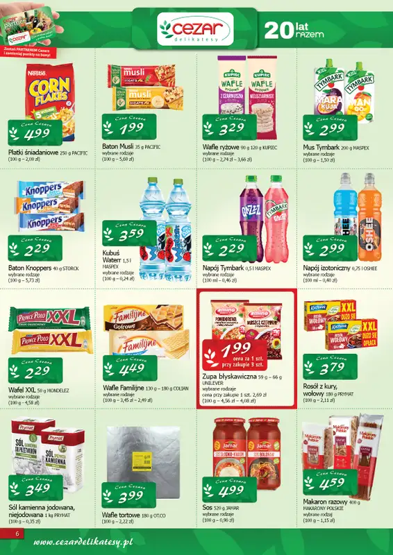 CEZAR Delikatesy - gazetka promocyjna Gazetka od czwartku 10.07 do środy 23.07 - strona 6