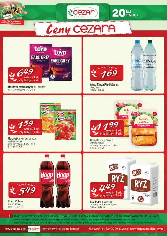 CEZAR Delikatesy - gazetka promocyjna Gazetka od czwartku 10.07 do środy 23.07 - strona 8