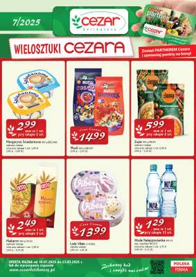 CEZAR Delikatesy - gazetka promocyjna Gazetka od czwartku 10.07 do środy 23.07