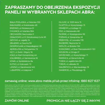 Abra Meble - gazetka promocyjna Gazetka od czwartku 10.07 do czwartku 24.07 - strona 17 Abra Meble - gazetka promocyjna Gazetka od czwartku 10.07 do czwartku 24.07 - strona 17