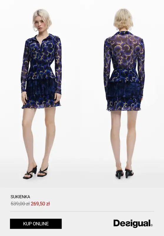 Desigual - gazetka promocyjna Do -60% na sukienki od czwartku 10.07  - strona 3