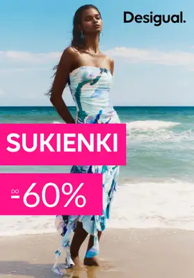 Desigual - gazetka promocyjna Do -60% na sukienki od czwartku 10.07 