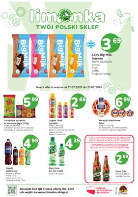 Limonka - gazetka promocyjna Gazetka od czwartku 17.07 do środy 23.07