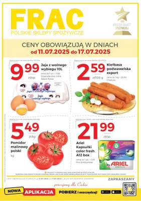 Frac - gazetka promocyjna Gazetka od piątku 11.07 do czwartku 17.07