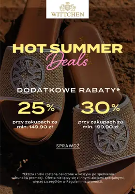 Wittchen - gazetka promocyjna Ddodatkowe rabaty do -30% od piątku 11.07  Wittchen - gazetka promocyjna Ddodatkowe rabaty do -30% od piątku 11.07
