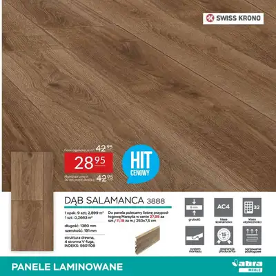 Abra Meble - gazetka promocyjna Panele i lamele taniej! od niedzieli 13.07 do czwartku 24.07 - strona 3 Abra Meble - gazetka promocyjna Panele i lamele taniej! od niedzieli 13.07 do czwartku 24.07 - strona 3