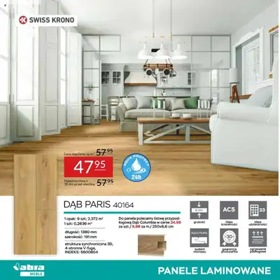 Abra Meble - gazetka promocyjna Panele i lamele taniej! od niedzieli 13.07 do czwartku 24.07 - strona 8 Abra Meble - gazetka promocyjna Panele i lamele taniej! od niedzieli 13.07 do czwartku 24.07 - strona 8