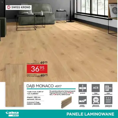 Abra Meble - gazetka promocyjna Panele i lamele taniej! od niedzieli 13.07 do czwartku 24.07 - strona 4 Abra Meble - gazetka promocyjna Panele i lamele taniej! od niedzieli 13.07 do czwartku 24.07 - strona 4