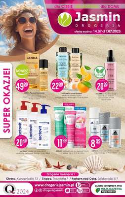 Drogerie Jasmin - gazetka promocyjna Gazetka od poniedziałku 14.07 do czwartku 31.07