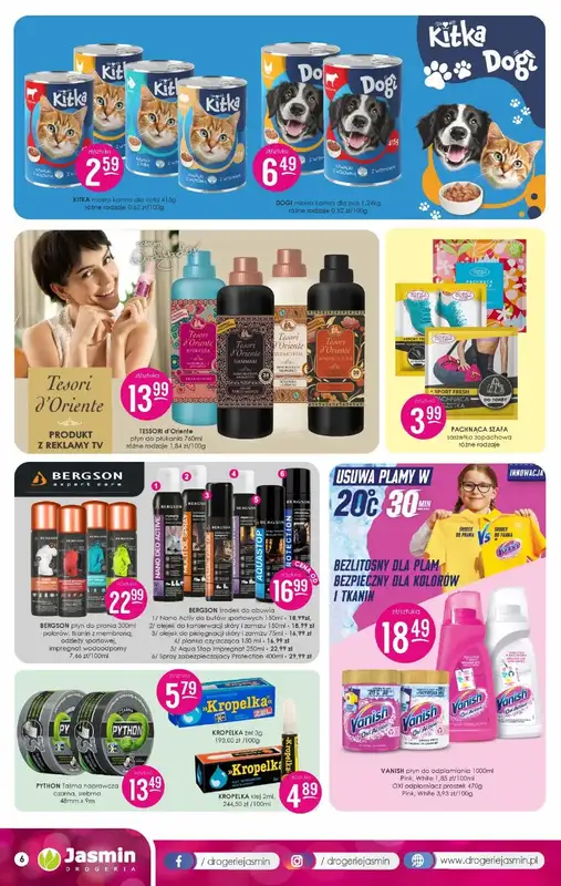 Drogerie Jasmin - gazetka promocyjna Gazetka od poniedziałku 14.07 do czwartku 31.07 - strona 6