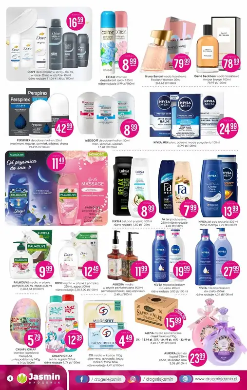 Drogerie Jasmin - gazetka promocyjna Gazetka od poniedziałku 14.07 do czwartku 31.07 - strona 4