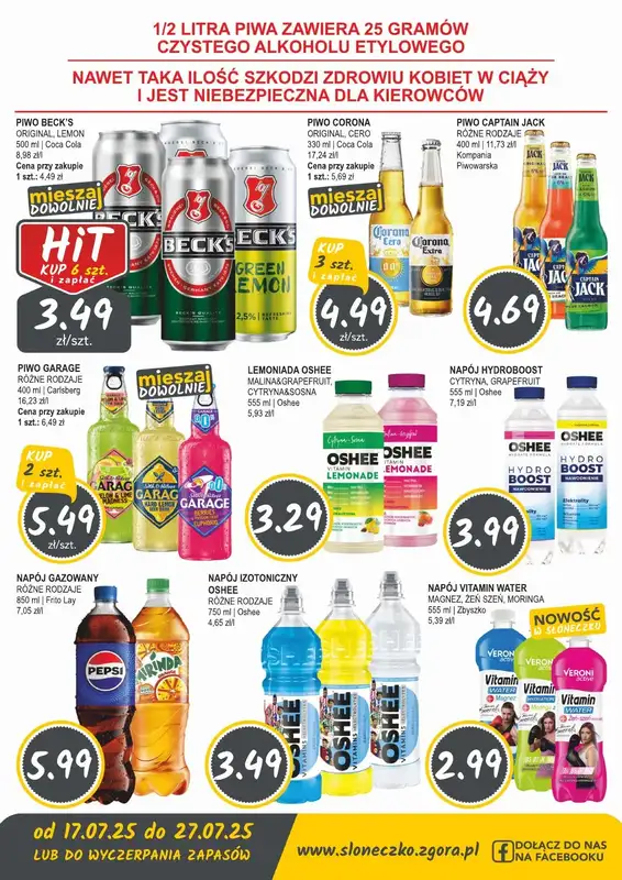 Słoneczko - gazetka promocyjna Gazetka od czwartku 17.07 do niedzieli 27.07 - strona 9