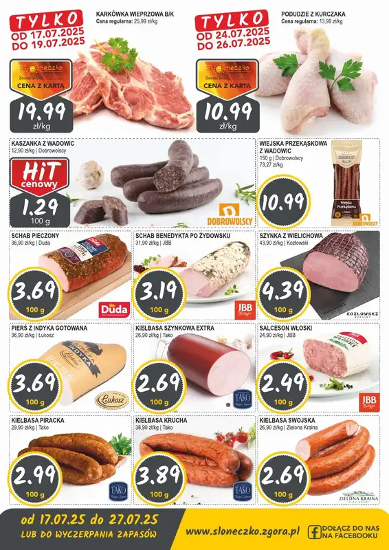 Słoneczko - gazetka promocyjna Gazetka od czwartku 17.07 do niedzieli 27.07 - strona 2