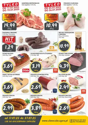 Słoneczko - gazetka promocyjna Gazetka od czwartku 17.07 do niedzieli 27.07 - strona 2 Słoneczko - gazetka promocyjna Gazetka od czwartku 17.07 do niedzieli 27.07 - strona 2