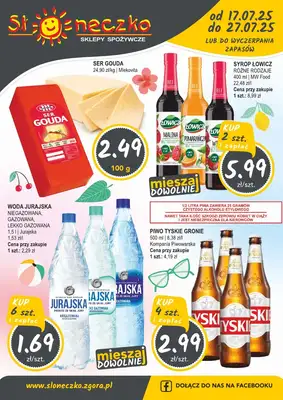 Słoneczko - gazetka promocyjna Gazetka od czwartku 17.07 do niedzieli 27.07 Słoneczko - gazetka promocyjna Gazetka od czwartku 17.07 do niedzieli 27.07