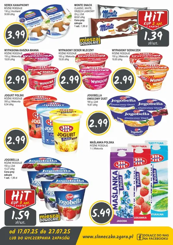 Słoneczko - gazetka promocyjna Gazetka od czwartku 17.07 do niedzieli 27.07 - strona 3