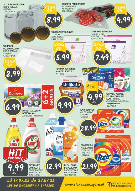 Słoneczko - gazetka promocyjna Gazetka od czwartku 17.07 do niedzieli 27.07 - strona 7