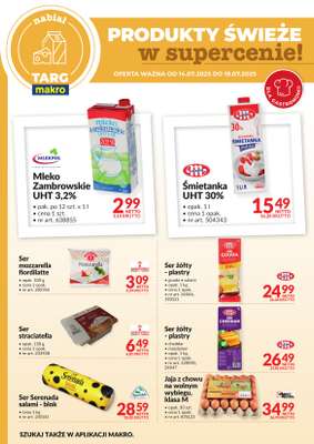 Makro - gazetka promocyjna Targ MAKRO - oferta świeża w super cenach! od poniedziałku 14.07 do soboty 19.07