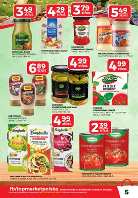 Top Market - gazetka promocyjna Gazetka od czwartku 17.07 do niedzieli 27.07 - strona 5 Top Market - gazetka promocyjna Gazetka od czwartku 17.07 do niedzieli 27.07 - strona 5