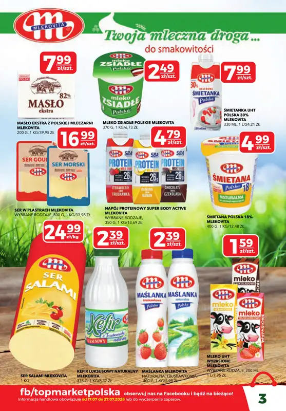 Top Market - gazetka promocyjna Gazetka od czwartku 17.07 do niedzieli 27.07 - strona 3